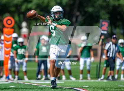 Thumbnail 2 in St. Augustine Prep vs Ramapo (Scrimmage at Rutgers Univ) photogallery.
