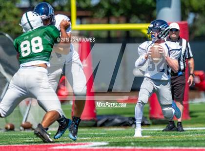 Thumbnail 2 in St. Augustine Prep vs Ramapo (Scrimmage at Rutgers Univ) photogallery.