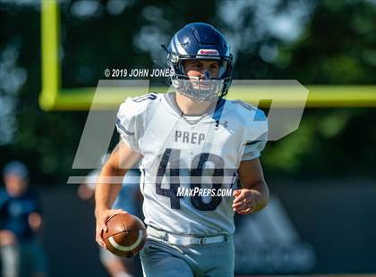 Thumbnail 3 in St. Augustine Prep vs Ramapo (Scrimmage at Rutgers Univ) photogallery.