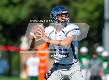 Thumbnail 2 in St. Augustine Prep vs Ramapo (Scrimmage at Rutgers Univ) photogallery.