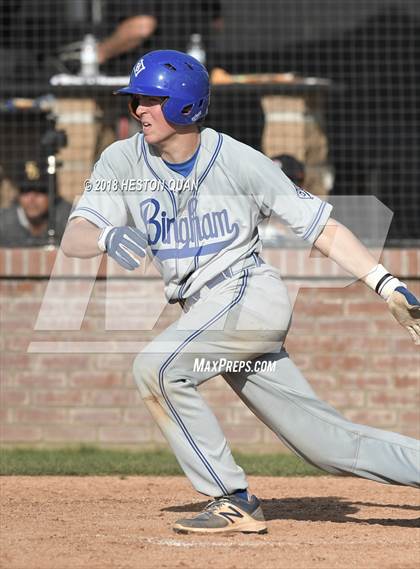 Thumbnail 1 in Bingham vs. Notre Dame Prep (Adidas National Classic) photogallery.