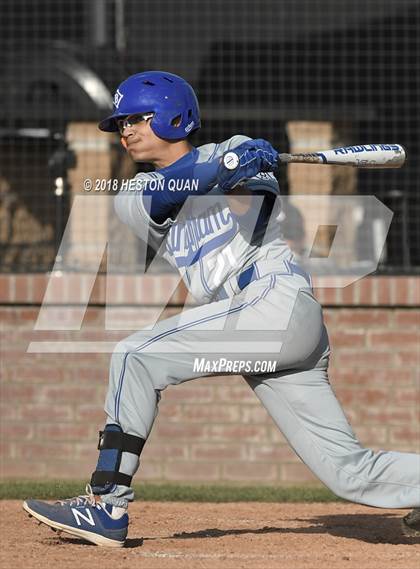 Thumbnail 3 in Bingham vs. Notre Dame Prep (Adidas National Classic) photogallery.