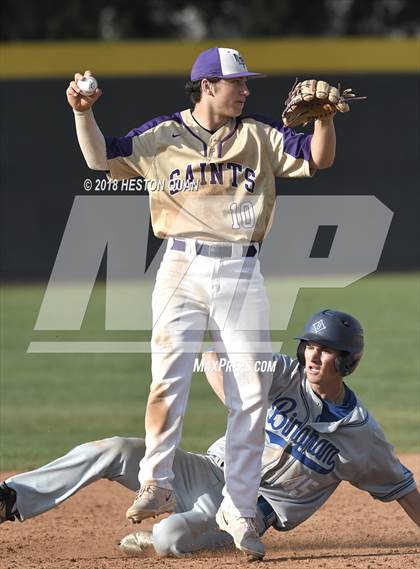 Thumbnail 1 in Bingham vs. Notre Dame Prep (Adidas National Classic) photogallery.