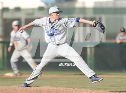Thumbnail 2 in Bingham vs. Notre Dame Prep (Adidas National Classic) photogallery.