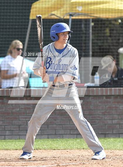 Thumbnail 3 in Bingham vs. Notre Dame Prep (Adidas National Classic) photogallery.