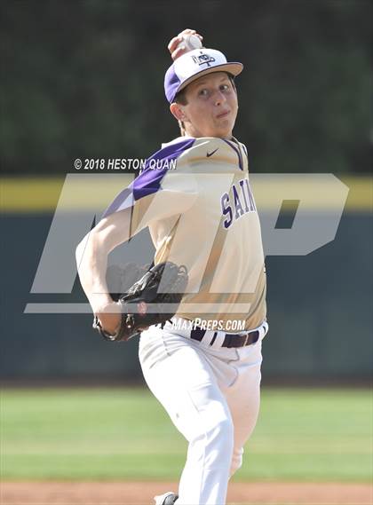 Thumbnail 3 in Bingham vs. Notre Dame Prep (Adidas National Classic) photogallery.