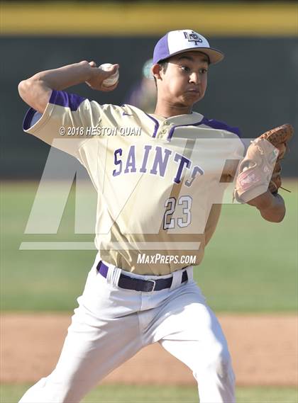 Thumbnail 2 in Bingham vs. Notre Dame Prep (Adidas National Classic) photogallery.