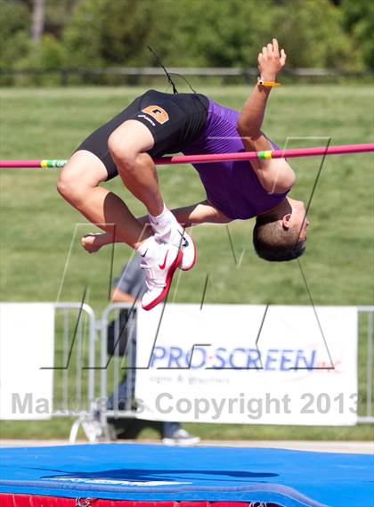 Thumbnail 3 in CIF State Track & Field Championships (Boys High Jump) photogallery.