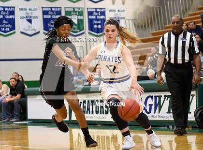 Thumbnail 2 in Moapa Valley vs Cimarron-Memorial (Gator Winter Classic) photogallery.