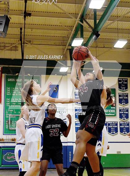 Thumbnail 2 in Moapa Valley vs Cimarron-Memorial (Gator Winter Classic) photogallery.