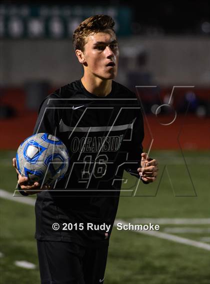 Thumbnail 1 in Oceanside vs. Mater Dei Catholic (CIF SDS D2 Final) photogallery.