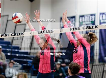 Thumbnail 1 in Pine Creek vs. Douglas County (CHSAA 5A Region 6) photogallery.