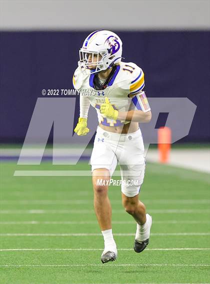 Thumbnail 3 in Brock vs. Malakoff (UIL 3A Divsion 1 State Semifinal Playoff) photogallery.