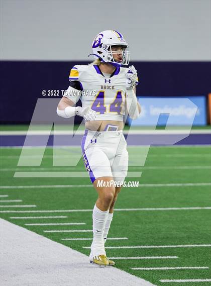Thumbnail 1 in Brock vs. Malakoff (UIL 3A Divsion 1 State Semifinal Playoff) photogallery.