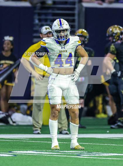 Thumbnail 3 in Brock vs. Malakoff (UIL 3A Divsion 1 State Semifinal Playoff) photogallery.