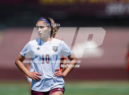 Thumbnail 3 in Seven Lakes vs Pearland (UIL Soccer 6A Region 3 Semifinal) photogallery.