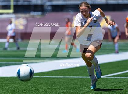 Thumbnail 2 in Seven Lakes vs Pearland (UIL Soccer 6A Region 3 Semifinal) photogallery.