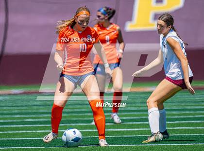 Thumbnail 3 in Seven Lakes vs Pearland (UIL Soccer 6A Region 3 Semifinal) photogallery.