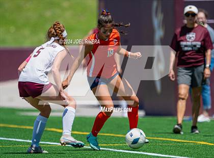 Thumbnail 2 in Seven Lakes vs Pearland (UIL Soccer 6A Region 3 Semifinal) photogallery.