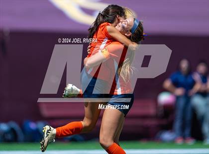 Thumbnail 3 in Seven Lakes vs Pearland (UIL Soccer 6A Region 3 Semifinal) photogallery.