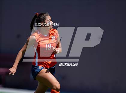 Thumbnail 1 in Seven Lakes vs Pearland (UIL Soccer 6A Region 3 Semifinal) photogallery.