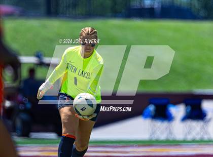Thumbnail 1 in Seven Lakes vs Pearland (UIL Soccer 6A Region 3 Semifinal) photogallery.