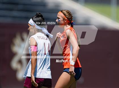 Thumbnail 2 in Seven Lakes vs Pearland (UIL Soccer 6A Region 3 Semifinal) photogallery.