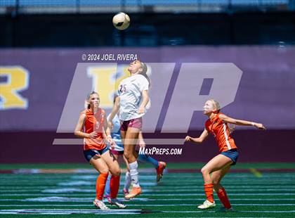 Thumbnail 2 in Seven Lakes vs Pearland (UIL Soccer 6A Region 3 Semifinal) photogallery.