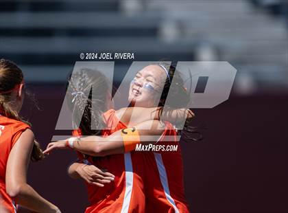 Thumbnail 3 in Seven Lakes vs Pearland (UIL Soccer 6A Region 3 Semifinal) photogallery.