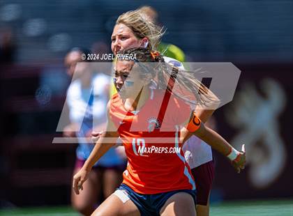 Thumbnail 3 in Seven Lakes vs Pearland (UIL Soccer 6A Region 3 Semifinal) photogallery.