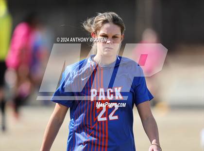 Thumbnail 2 in Whiteville vs South View (Kicking for Cancer Girls Soccer Jamboree) photogallery.