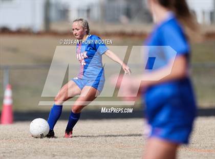 Thumbnail 3 in Whiteville vs South View (Kicking for Cancer Girls Soccer Jamboree) photogallery.