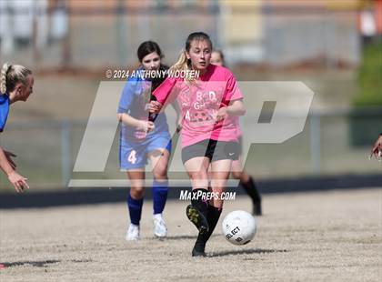 Thumbnail 1 in Whiteville vs South View (Kicking for Cancer Girls Soccer Jamboree) photogallery.