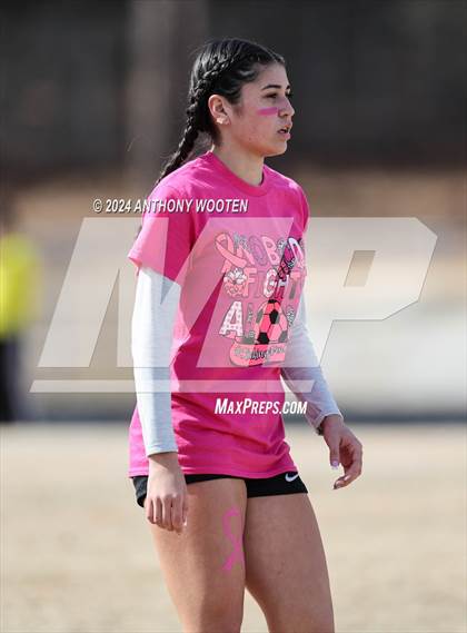 Thumbnail 3 in Whiteville vs South View (Kicking for Cancer Girls Soccer Jamboree) photogallery.