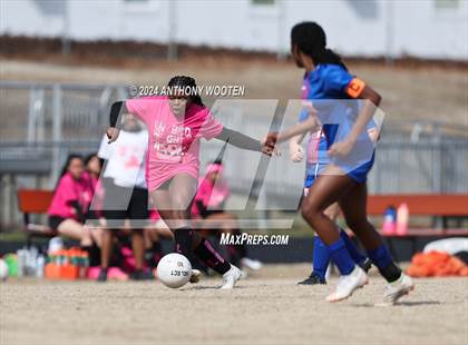Thumbnail 1 in Whiteville vs South View (Kicking for Cancer Girls Soccer Jamboree) photogallery.