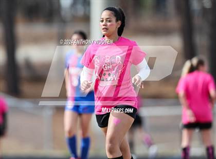 Thumbnail 3 in Whiteville vs South View (Kicking for Cancer Girls Soccer Jamboree) photogallery.