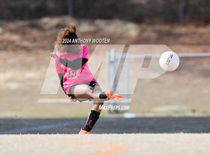 Thumbnail 2 in Whiteville vs South View (Kicking for Cancer Girls Soccer Jamboree) photogallery.