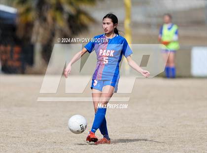 Thumbnail 2 in Whiteville vs South View (Kicking for Cancer Girls Soccer Jamboree) photogallery.