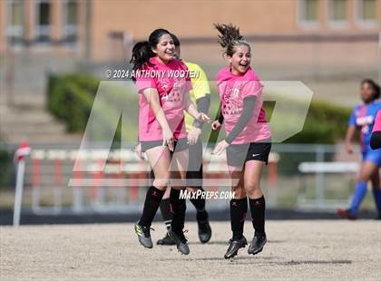 Thumbnail 1 in Whiteville vs South View (Kicking for Cancer Girls Soccer Jamboree) photogallery.