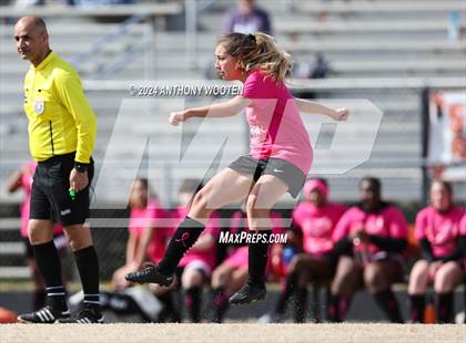 Thumbnail 3 in Whiteville vs South View (Kicking for Cancer Girls Soccer Jamboree) photogallery.
