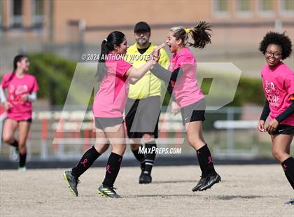 Thumbnail 3 in Whiteville vs South View (Kicking for Cancer Girls Soccer Jamboree) photogallery.
