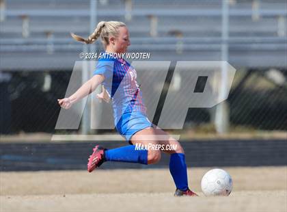 Thumbnail 3 in Whiteville vs South View (Kicking for Cancer Girls Soccer Jamboree) photogallery.