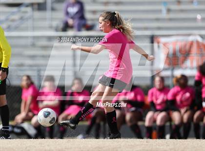 Thumbnail 2 in Whiteville vs South View (Kicking for Cancer Girls Soccer Jamboree) photogallery.