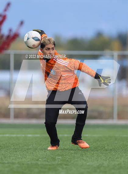 Thumbnail 2 in Caldwell vs Bishop Kelly (IHSAA 4A State Final) photogallery.