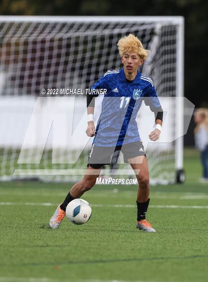 Thumbnail 1 in Caldwell vs Bishop Kelly (IHSAA 4A State Final) photogallery.