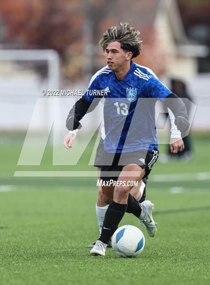 Thumbnail 2 in Caldwell vs Bishop Kelly (IHSAA 4A State Final) photogallery.