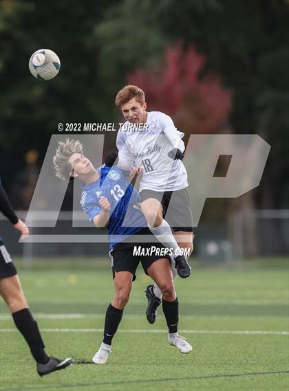 Thumbnail 3 in Caldwell vs Bishop Kelly (IHSAA 4A State Final) photogallery.