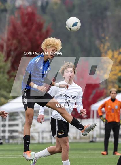 Thumbnail 1 in Caldwell vs Bishop Kelly (IHSAA 4A State Final) photogallery.