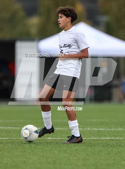 Thumbnail 2 in Caldwell vs Bishop Kelly (IHSAA 4A State Final) photogallery.