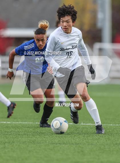 Thumbnail 2 in Caldwell vs Bishop Kelly (IHSAA 4A State Final) photogallery.